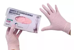 Guantes de Nitrilo Rosa en caja - comprar online