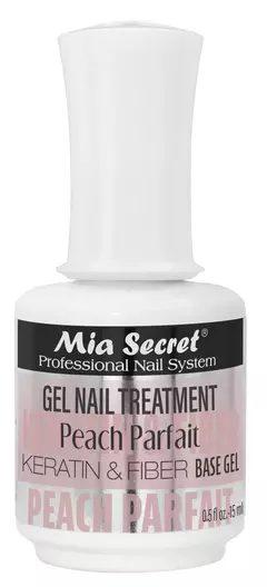 Gel nail treatment keratin Peach Parfait