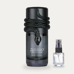 Decant Musamam Black Intense Lattafa - Compartilhável