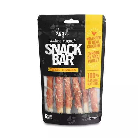 Dogit Snack Bar Palitos Con Pollo Envuelto 6 Pcs