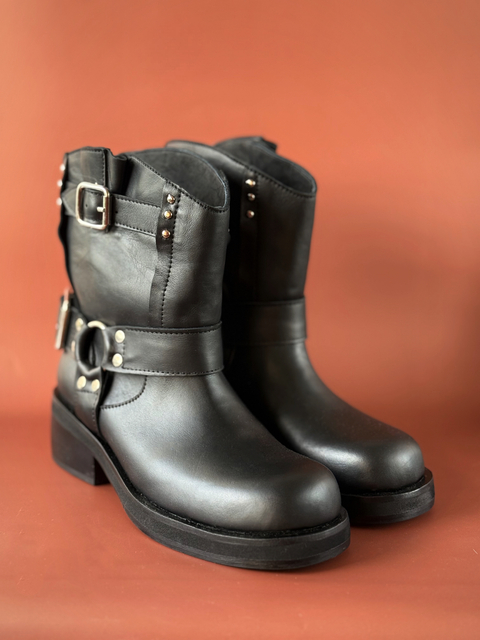 Bota Biker Black