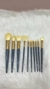 Kit com 10 pincéis Cinza c/ Dourado PIN0078 na internet