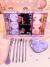 Kit Pincéis + Esponja Para Pó - Colorful PIN0160