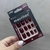 Kit 24 Unhas postiças VINHO (Tam. Curto) - Macrilan UP0027