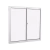 JANELA DE ALUMÍNIO 80X80 2 FOLHAS VIDRO LISO SEM BASCULANTE - comprar online
