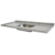 PIA PARA COZINHA GRANITO 100X55CM CINZA CORUMBA COM CUBA CENTRAL 11CM - comprar online