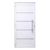 PORTA LAMBRI C/ALUM ESCOVADO HORIZONTAL 210X80 ESQUERDA - comprar online
