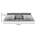 PIA PARA COZINHA AÇO INOX 120X52CM COM CUBA CENTRAL - Lojas Ribeiros