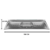 PIA PARA COZINHA AÇO INOX 150X52CM COM CUBA CENTRAL - Lojas Ribeiros