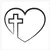 corazón de jesus cristo cruz