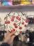 Crossbody corazón print Cherry | coach