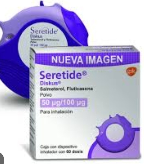 Salmeterol/Fluticasona 500/50 69 Dosis (Seretide)