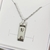 Colar Plaquinha Estilo desenho Personalizada a laser em aço inox - comprar online