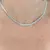 Conjunto Choker + Pulseira Grumet em Aço Inoxidável na internet