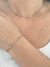 Conjunto Choker + Pulseira Bolinhas em Aço Inoxidável