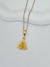 Colar Dourado Nossa Senhora em Aço Inoxidável - Carla Leal Acessórios