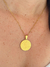 Colar Dourado Pai Nosso em Aço Inoxidável - Carla Leal Acessórios
