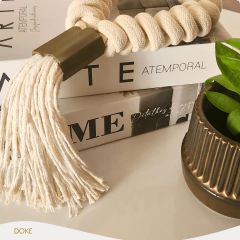 Ponteira C/ 2 furos - 4cm - DOKE ACESSÓRIOS DE DECORAÇÃO COM DESIGN