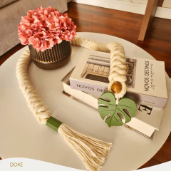 Colar de Mesa Trançado Macramê 1m20cm na internet