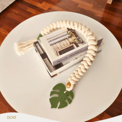 Colar de Mesa Trançado Macramê 75cm na internet