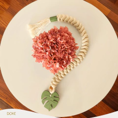 Colar de Mesa Trançado Macramê 75cm - DOKE ACESSÓRIOS DE DECORAÇÃO COM DESIGN