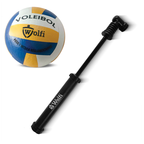 PELOTA DE VOLEY WOLFI + INFLADOR