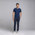 Camiseta Algodão Egípcio - Azul - comprar online
