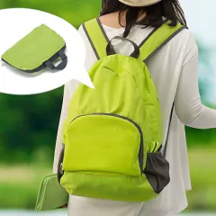 Mochila Plegable Impermeable Amplia Reforzada Liviana Viaje
