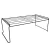 Estante Organizadora Empilhável Preta - 55x31x23cm