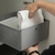 Cesto Flow 34x27x13cm Chumbo - La Casa - Produtos Organizadores