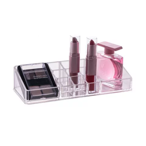 Porta Maquiagem de Acrílico Lyor P - 22,5x9x5cm