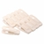 Presilhas De Veludo Para Cabides Bege - 5 Pares