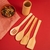Kit 4 Utensílios de Bambu Mozcada com Suporte - 5 peças - comprar online