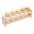 Conjunto 5 Potes de Vidro com Tampa e Suporte de Bambu Wolff - comprar online