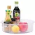 Organizador Redondo Giratório com 2 Divisórias Removíveis - 28cm - La Casa - Produtos Organizadores