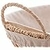 Cestinha Oval de Palha com Forro de Tecido 27x20x12cm na internet
