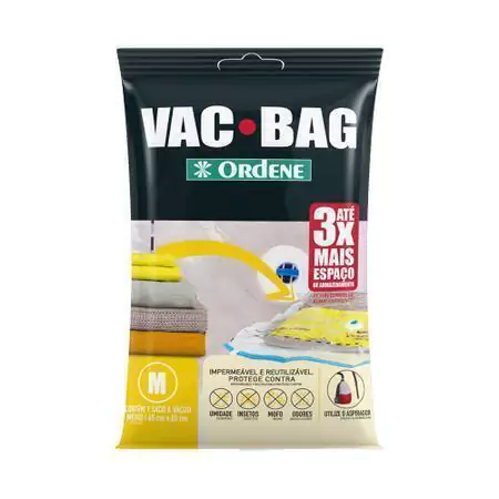 Saco à Vácuo Vac Bag M - 1 unidade (45x65cm)