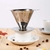 Imagem do Filtro para Café de Aço Inox P - 11x7cm