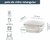 Pote Hermético de Vidro com Trava Retangular Mozcada 330ml - comprar online