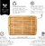 Tábua Migalheira de Pão em Bambu Oikos - 36x24x2cm - loja online