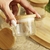 Mini Pote Hermético de Vidro Tampa Bambu 110ml na internet