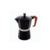 Cafeteira Italiana de Alumínio 6 Doses Preta Fosca Wolff 300ml