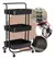 Carrinho Organizador Multiuso de Ferro 3 Prateleiras Preto - 41,5x34x88cm na internet