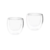 Conjunto 2 Copos de Café Parede Dupla de Vidro Borossilicato Modern 80ml