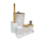 Conjunto para Banheiro Nature Mood Branco 6 peças
