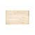 Bandeja de Metal Dourado com Palha 15x25x3cm - comprar online