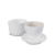 Manteigueira Francesa de Cerâmica Twist Ceraflame Branco 250g