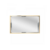 Bandeja de Metal Dourado com Espelho e Vidro 15x25x4cm - comprar online