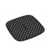 Tapete Protetor de Silicone para Air Fryer Quadrado Preto 18,5x18,5cm