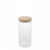 Pote de Vidro Lines com Tampa de Bambu 800ml - comprar online